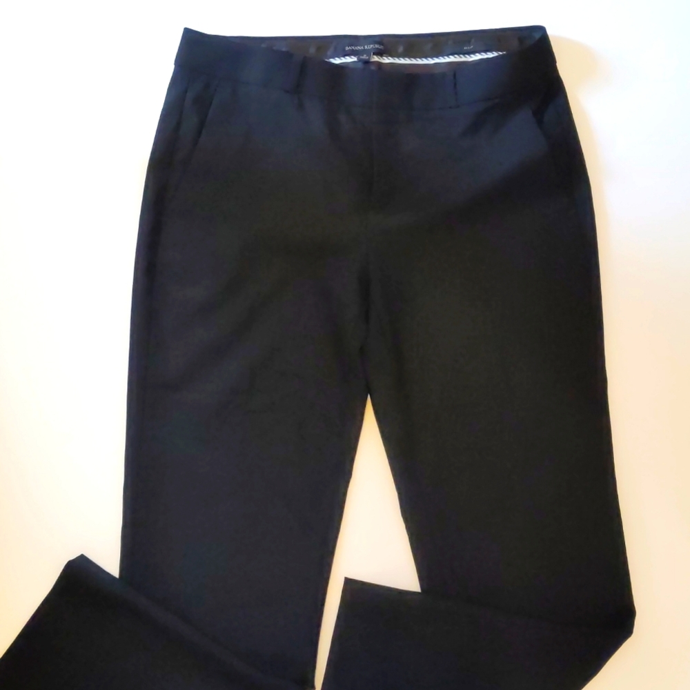 Banana Republic Avery Trousers wool Black size 2